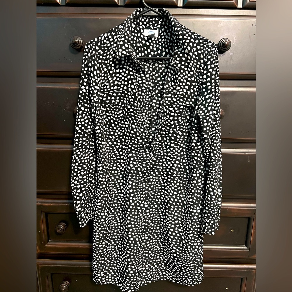 ❤️like new❤️Button Front Shirt Dress